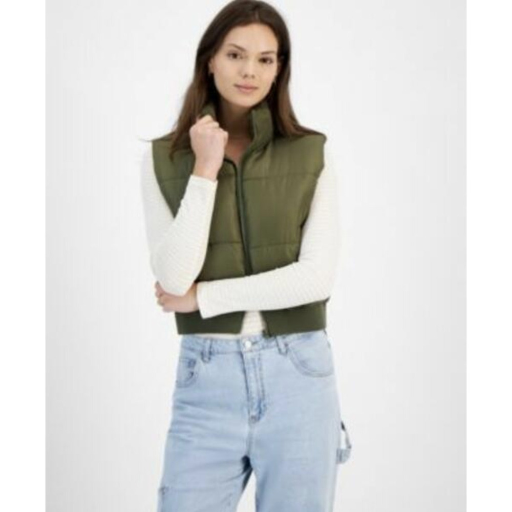 Steve Madden Madden Girl Zip-Front Puffer Vest